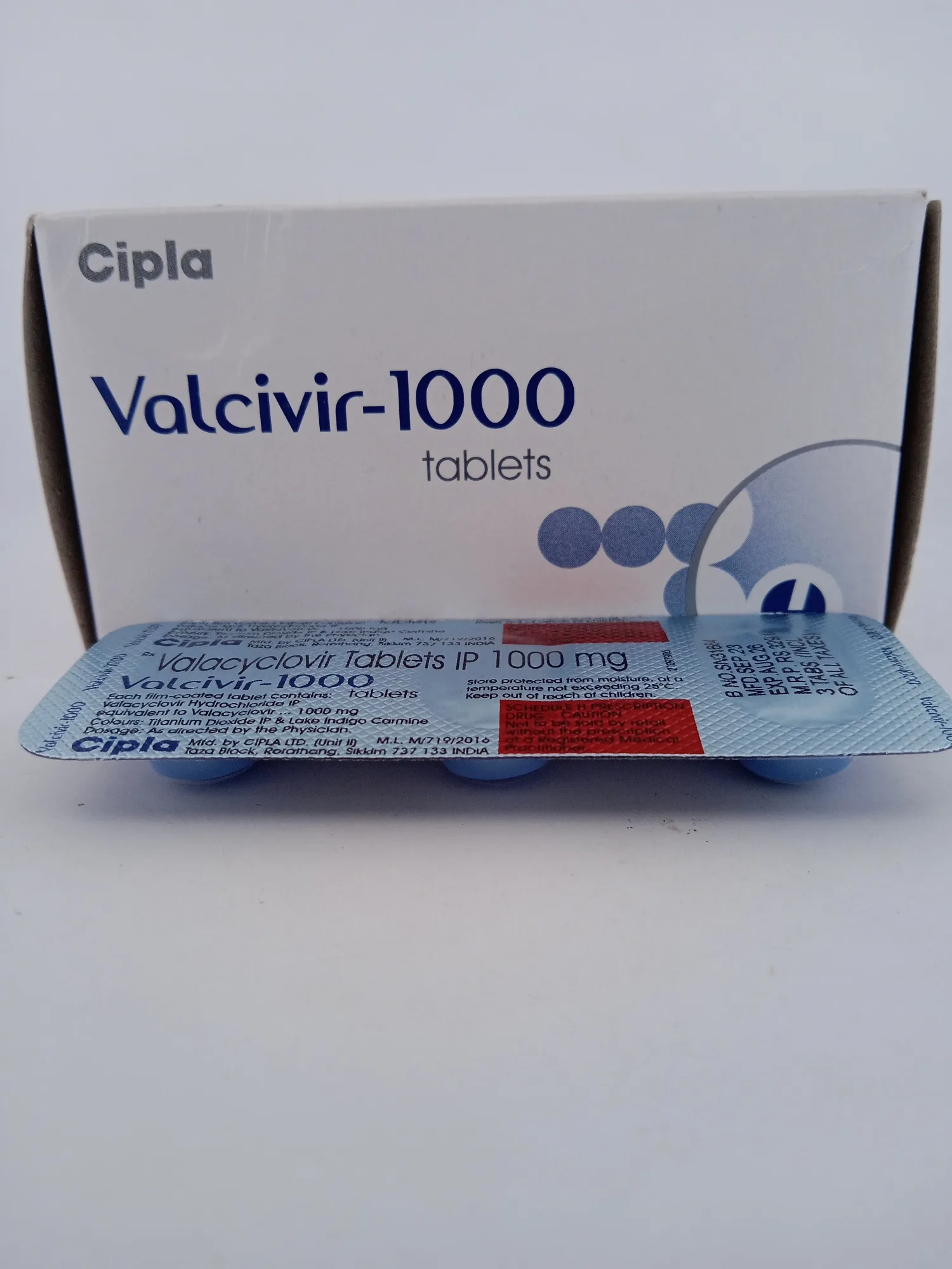 VALCIVIR 1000MG - 3 TABLET - Image 3