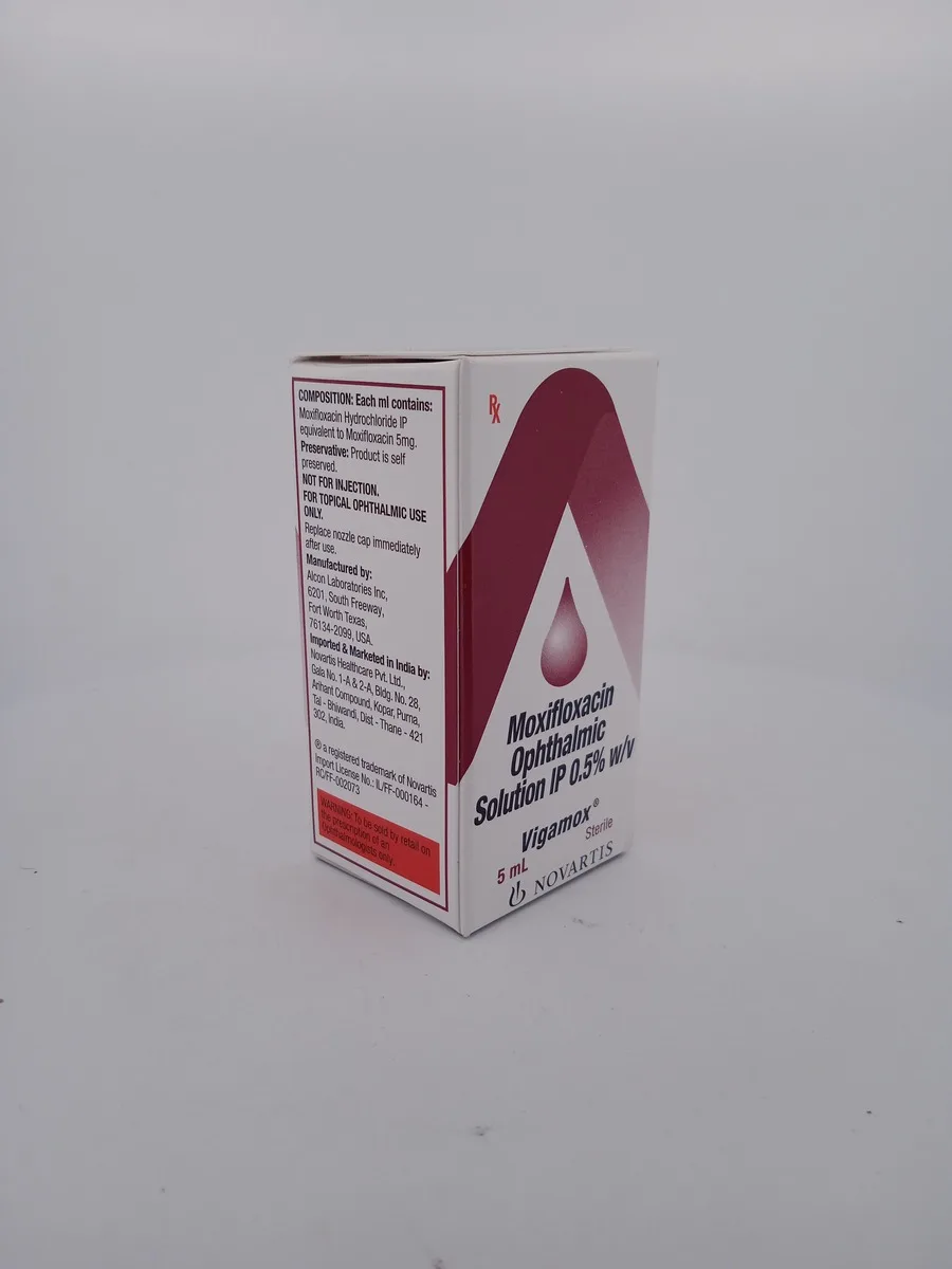 VIGAMOX 5 MG - 1 BOTTLE OF 5ML - Image 2