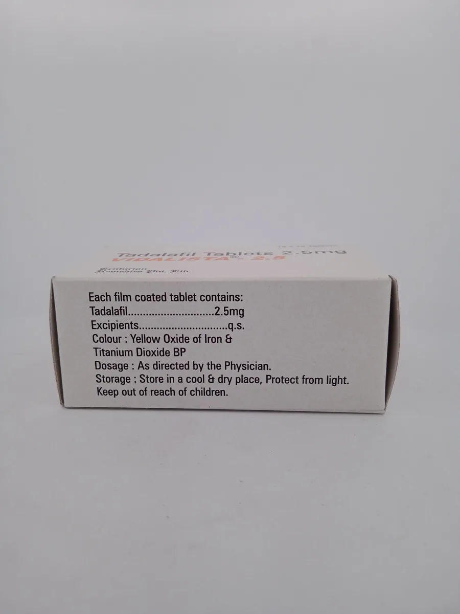 VIDALISTA 2.5 MG - 10 TABLETS - Image 4