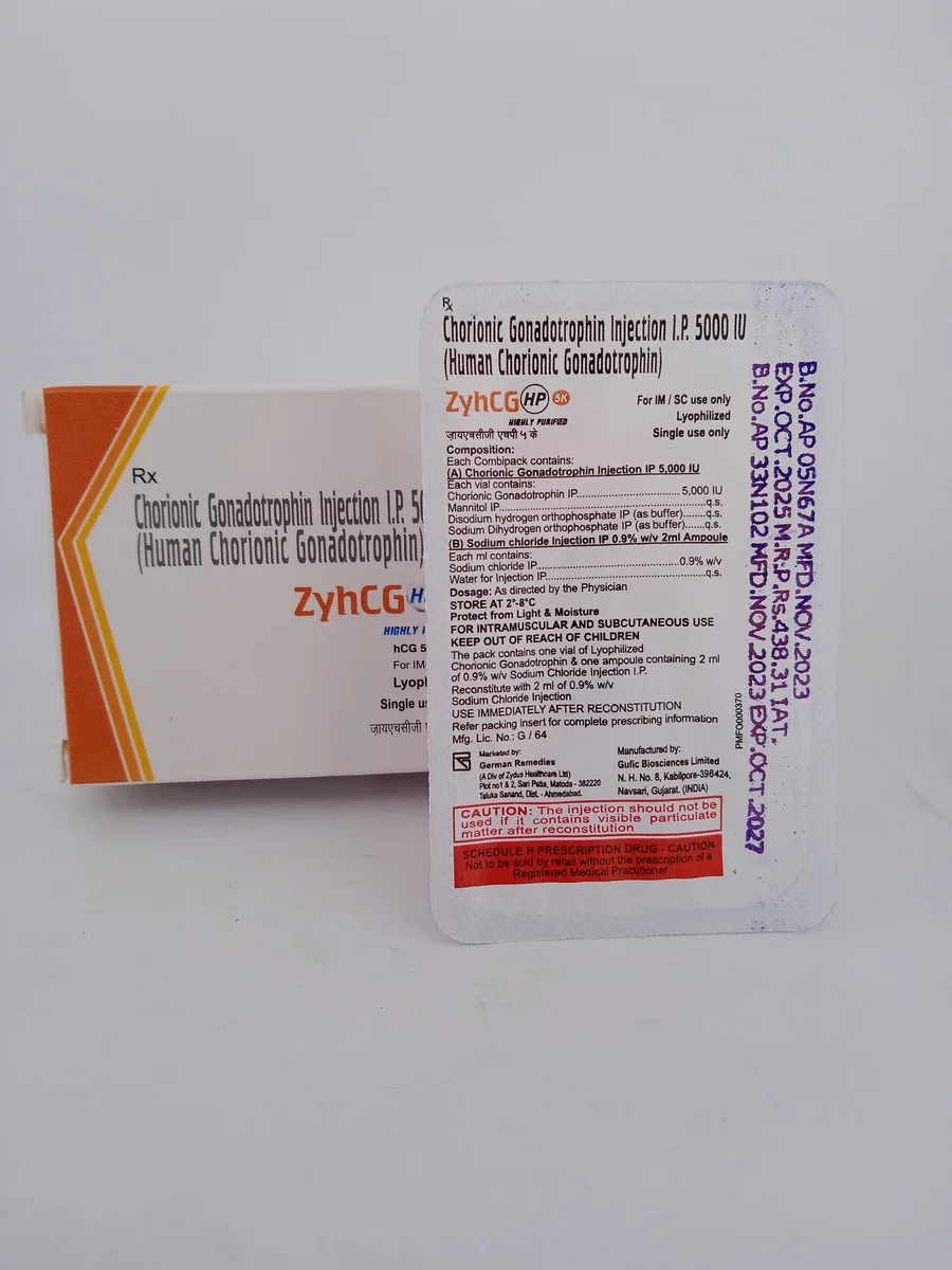 ZYHCG HP 5000IU - 1 AMPOULE HCG - Image 4